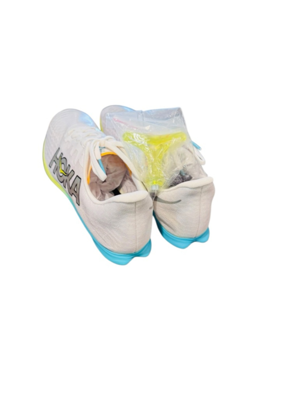Men's Hoka Cielo X 2 MD White Blue Athletic Shoes Size 13 track spikes - Picture 5 of 7
